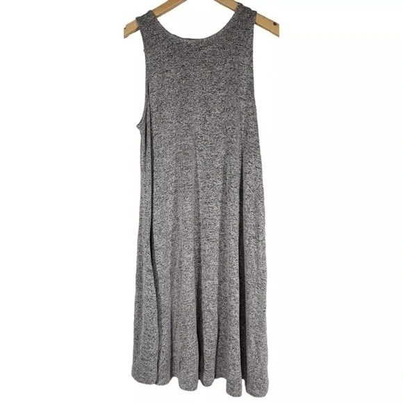 Plush-Knit Sleeveless Swing Dres gray SMALL OLD NAY - Picture 7 of 10